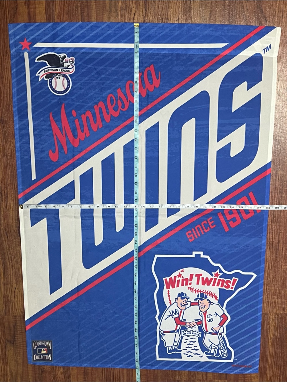 Minnesota Twins "Since 1901" Cooperstown Collection 28x40 Vertical Wall Banner - Picture 6 of 8